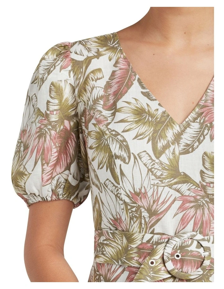 Best Sale π French Connection Linen Puff Sleeve π Dress π 6 Best Sale π French Connection Linen Puff Sleeve π Dress π - Image 4