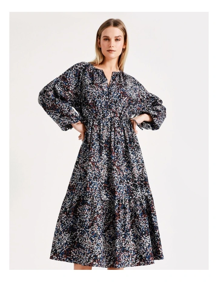 Cheap 𧨠Basque Cotton Tiered Midi π Dress In Black β 6 Cheap 𧨠Basque Cotton Tiered Midi π Dress In Black β - Image 4