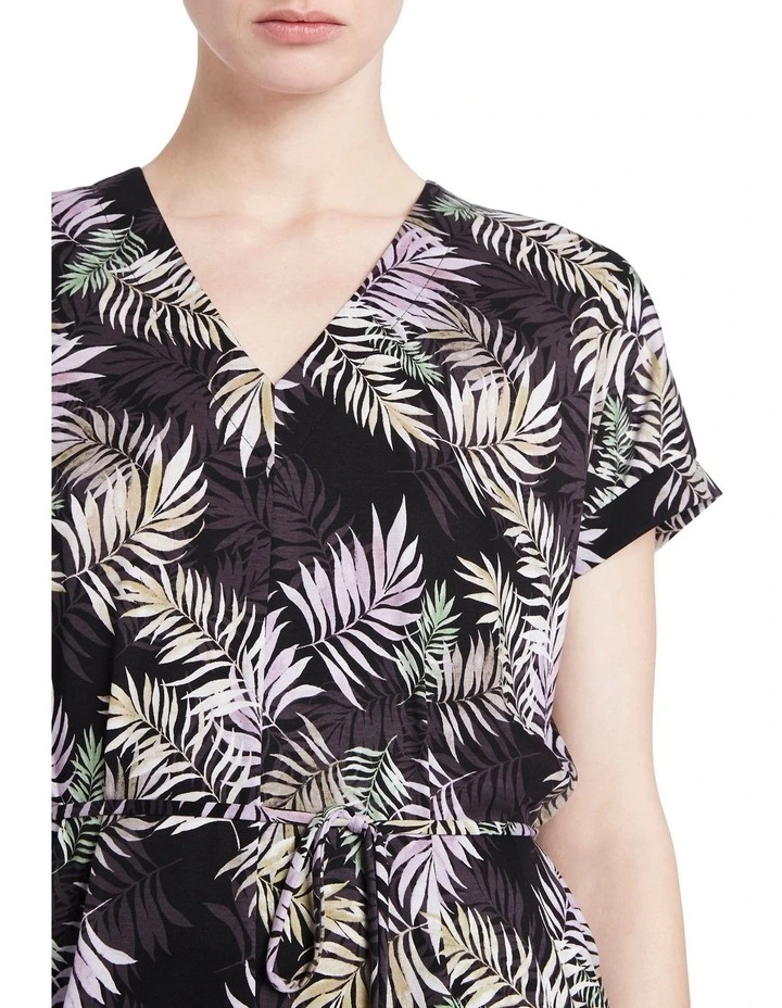 Brand new βοΈ David Lawrence Stanley Printed Merc Ctn π Dress Black π 6 Brand new βοΈ David Lawrence Stanley Printed Merc Ctn π Dress Black π - Image 4