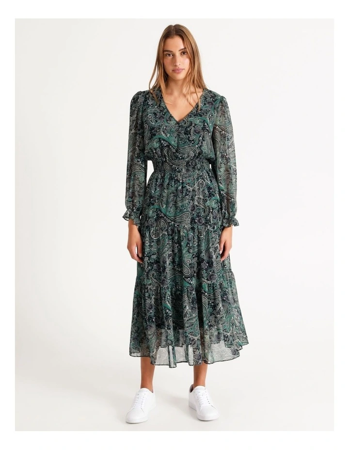 Deals π Piper Recycled Georgette Tiered Maxi π Dress Khaki Paisley β¨ 3 Deals π Piper Recycled Georgette Tiered Maxi π Dress Khaki Paisley β¨