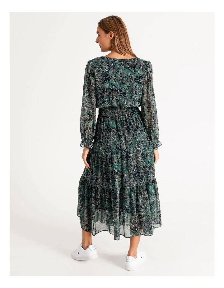 Deals π Piper Recycled Georgette Tiered Maxi π Dress Khaki Paisley β¨ 7 Deals π Piper Recycled Georgette Tiered Maxi π Dress Khaki Paisley β¨ - Image 5