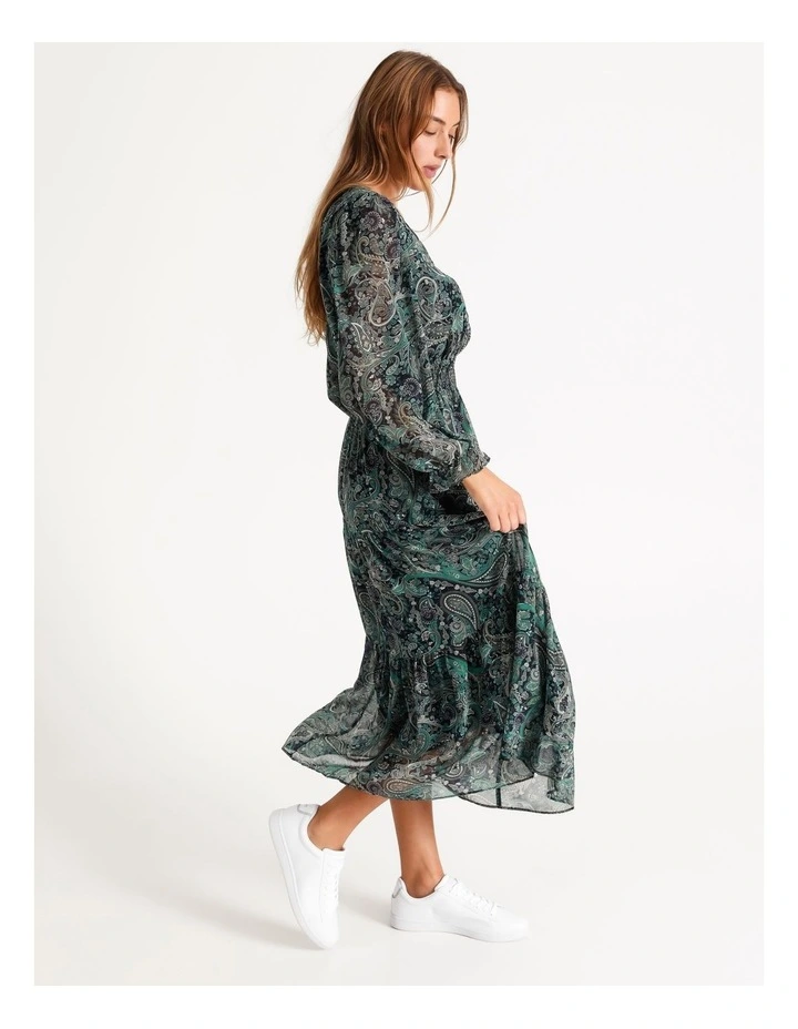 Deals π Piper Recycled Georgette Tiered Maxi π Dress Khaki Paisley β¨ 8 Deals π Piper Recycled Georgette Tiered Maxi π Dress Khaki Paisley β¨ - Image 6
