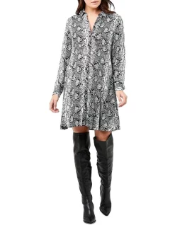 Best reviews of ๐ Ripe Snake Print ๐ Shirt ๐ Dress โจ