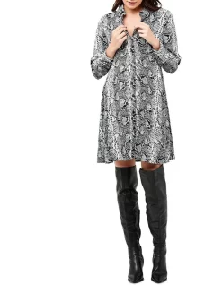 Best reviews of 🔔 Ripe Snake Print 👚 Shirt 👗 Dress ✨ -Sweetheart Sales Store unnamed file 1971