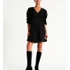 Deals 😍 Vero Moda Elin V-Neck 👗 Dress Black 🔔