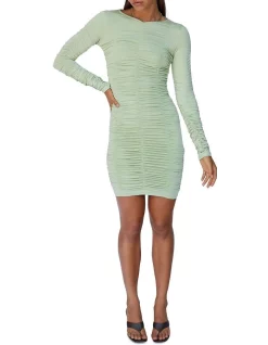 Buy ๐ SNDYS Muse ๐ Dress In Green ๐