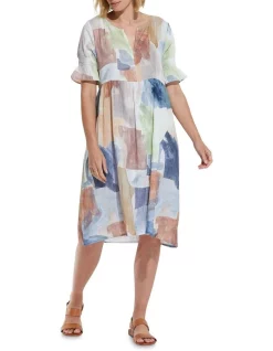 Top 10 🎁 Marco Polo Short Sleeve Retreat 👗 Dress In Multi 🌟