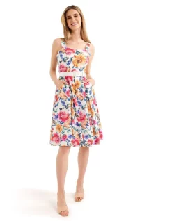 Best Pirce ⭐ Review Floral Splendour 👗 Dress In Multi 😍