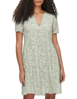 Best Pirce ✨ ONLY Zally Life Short Sleeve Thea 👗 Dress In Desert Sage ✔️ -Sweetheart Sales Store unnamed file 2120