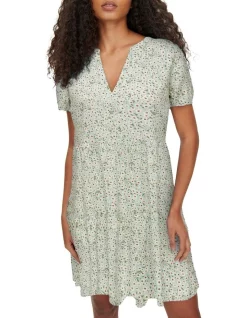 Best Pirce ✨ ONLY Zally Life Short Sleeve Thea 👗 Dress In Desert Sage ✔️ -Sweetheart Sales Store unnamed file 2121