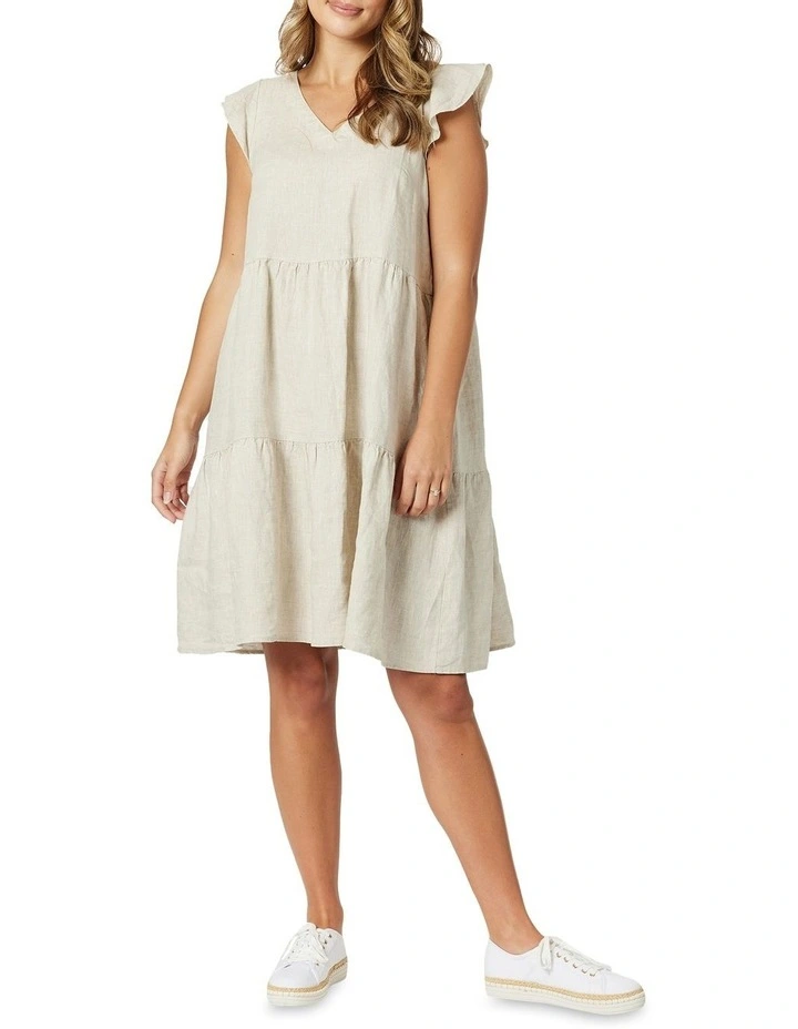 Best reviews of π Gordon Smith Ruffle Sleeve Linen π Dress In Natural π― 3 Best reviews of π Gordon Smith Ruffle Sleeve Linen π Dress In Natural π―
