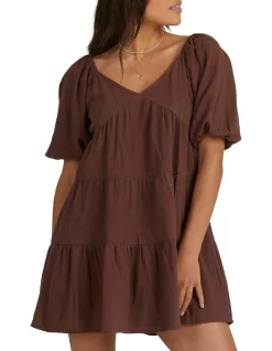 Deals 🧨 Billabong Full Moon 👗 Dress In Brown 🔥