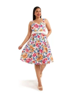 Best Pirce ⭐ Review Floral Splendour 👗 Dress In Multi 😍 -Sweetheart Sales Store unnamed file 214