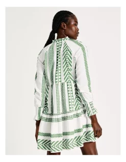 Flash Sale 😀 Vero Moda Dicthe Long Sleeve V-Neck 👗 Dress In Comfrey 🎁 -Sweetheart Sales Store unnamed file 2157