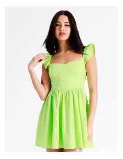 Deals π Miss Shop Linen Corset Detail Mini π Dress In Citrus π§¨