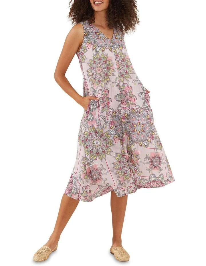 Best deal β¨ Yarra Trail Decorative Print π Dress In Pink Multi 𧨠3 Best deal β¨ Yarra Trail Decorative Print π Dress In Pink Multi π§¨