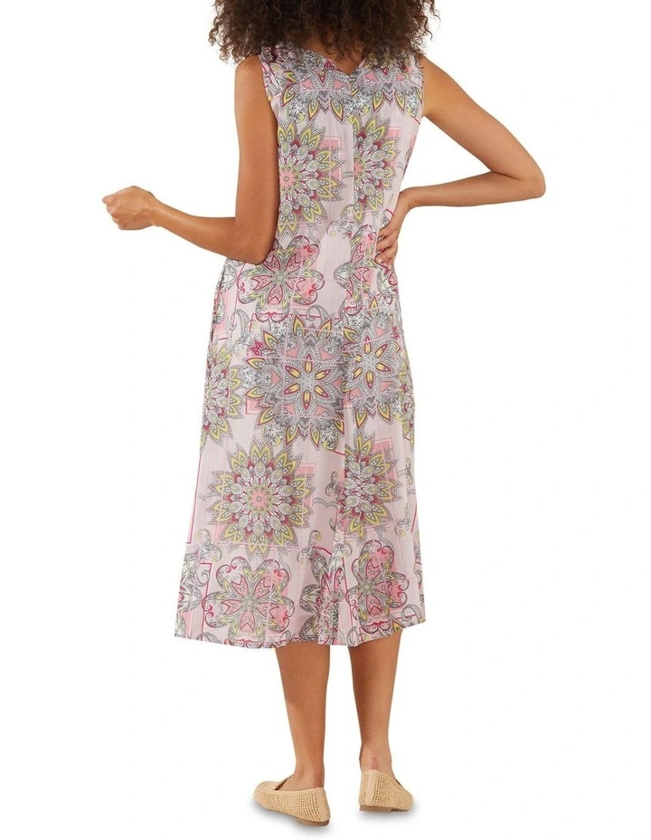 Best deal β¨ Yarra Trail Decorative Print π Dress In Pink Multi 𧨠4 Best deal β¨ Yarra Trail Decorative Print π Dress In Pink Multi 𧨠- Image 2