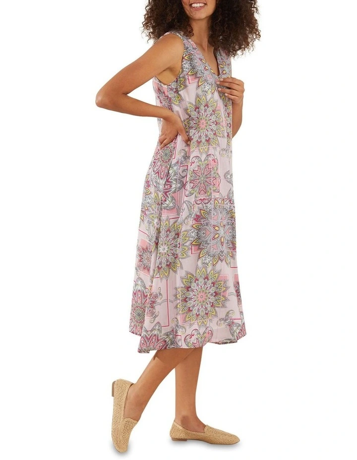 Best deal β¨ Yarra Trail Decorative Print π Dress In Pink Multi 𧨠5 Best deal β¨ Yarra Trail Decorative Print π Dress In Pink Multi 𧨠- Image 3