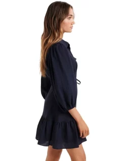 Buy 🥰 Forever New Petite Annabelle 👚 Shirt 👗 Dress In Navy 👍 -Sweetheart Sales Store unnamed file 2252