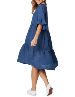 Flash Sale β€οΈ Hammock & Vine V Neck Tiered Linen π Dress In Indigo Blue π 8 Flash Sale β€οΈ Hammock & Vine V Neck Tiered Linen π Dress In Indigo Blue π -Sweetheart Sales Store unnamed file 2281