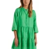 Coupon ❤️ Forever New Hariette Linen 👚 Shirt 👗 Dress In Green ⌛