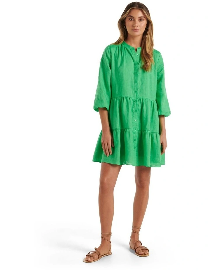 Coupon β€οΈ Forever New Hariette Linen π Shirt π Dress In Green β 7 Coupon β€οΈ Forever New Hariette Linen π Shirt π Dress In Green β - Image 5