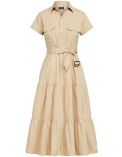 Outlet π€© Polo Ralph Lauren Belted Tiered Cotton Utility Midi π Dress In Beige π 9 Outlet π€© Polo Ralph Lauren Belted Tiered Cotton Utility Midi π Dress In Beige π -Sweetheart Sales Store unnamed file 2308