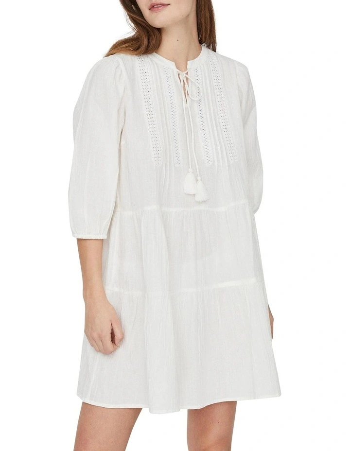 New π Vero Moda Must Have Boho Cotton Tunic In Snow White π₯° 3 New π Vero Moda Must Have Boho Cotton Tunic In Snow White π₯°
