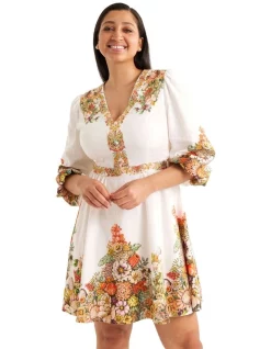 Best Pirce 🎉 Review Wildflower Burst 👗 Dress In Ivory/Multi 🔥 -Sweetheart Sales Store unnamed file 2317