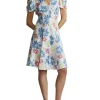 Brand new 🌟 Polo Ralph Lauren Floral Button-Front Linen 👗 Dress In Multi 😀