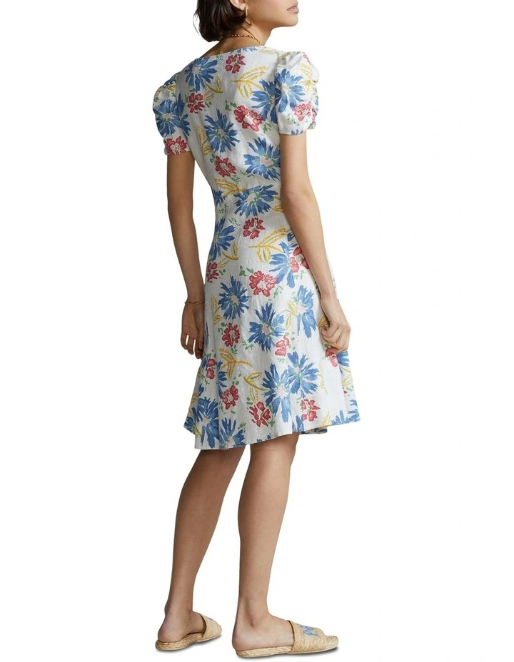 Brand new π Polo Ralph Lauren Floral Button-Front Linen π Dress In Multi π 4 Brand new π Polo Ralph Lauren Floral Button-Front Linen π Dress In Multi π - Image 2