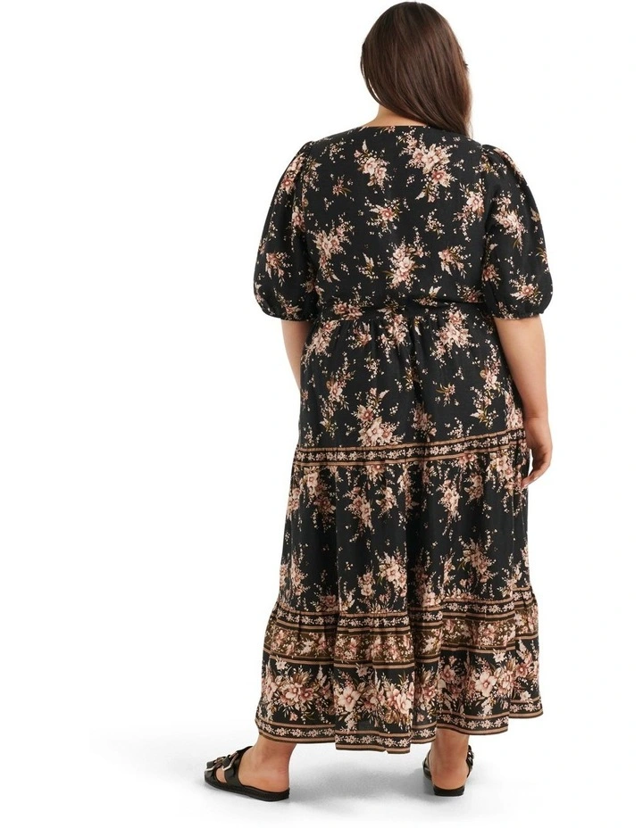 Cheapest π Forever New Curve Esme Ruched Midi π Dress In Black Montclair Floral π 4 Cheapest π Forever New Curve Esme Ruched Midi π Dress In Black Montclair Floral π - Image 2