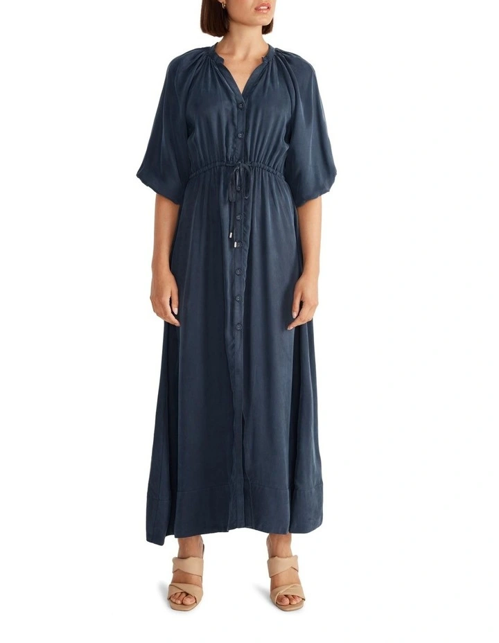 Buy π Staple The Label Nala Cupro Midi π Dress In Navy βοΈ 3 Buy π Staple The Label Nala Cupro Midi π Dress In Navy βοΈ