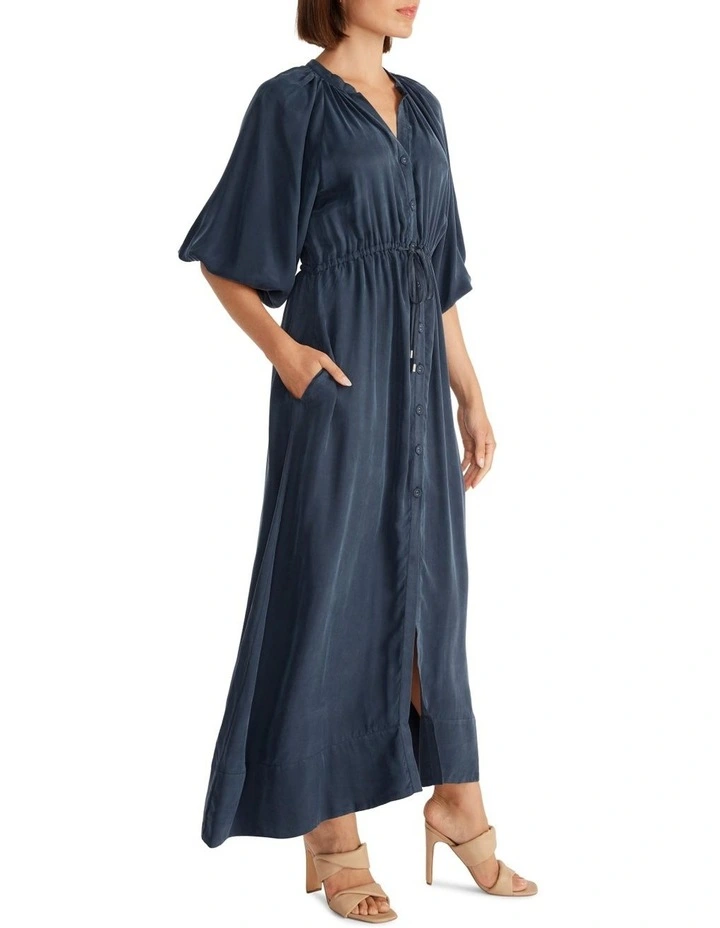 Buy π Staple The Label Nala Cupro Midi π Dress In Navy βοΈ 4 Buy π Staple The Label Nala Cupro Midi π Dress In Navy βοΈ - Image 2