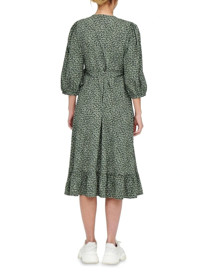 Deals π₯° ONLY Olivia 3/4 Wrap Midi π Dress Balsam Green π€© 4 Deals π₯° ONLY Olivia 3/4 Wrap Midi π Dress Balsam Green π€© - Image 2