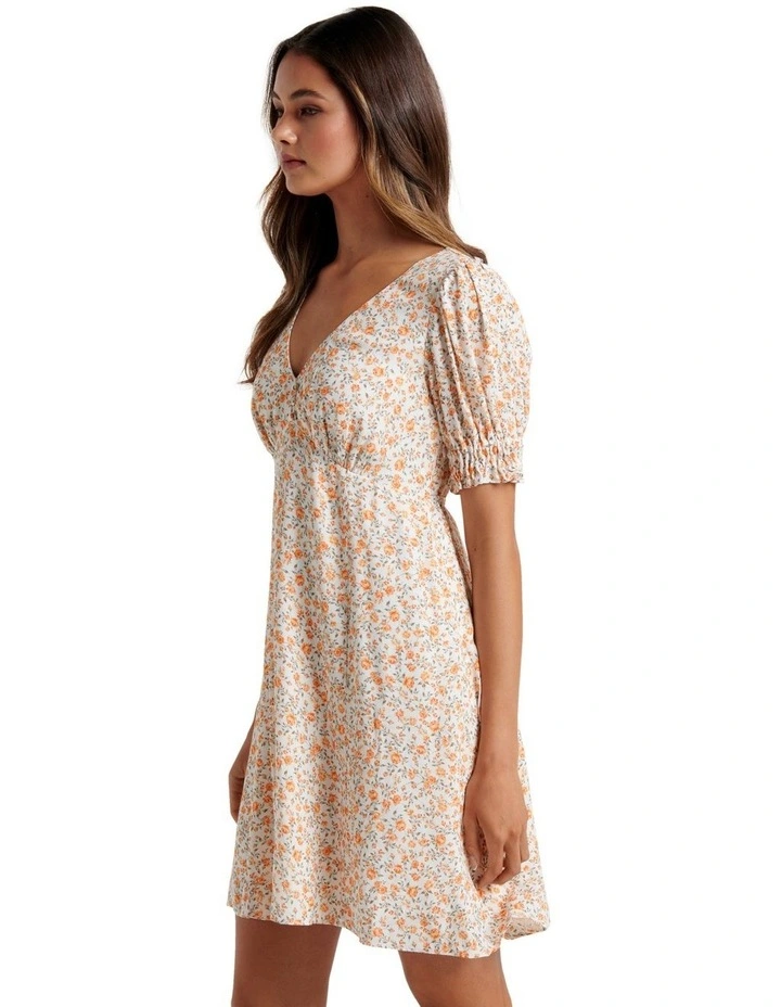 Wholesale π Forever New Emily Skater Mini π Dress In Peach Montebello Ditsy β€οΈ 5 Wholesale π Forever New Emily Skater Mini π Dress In Peach Montebello Ditsy β€οΈ - Image 3