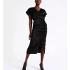 New π Wayne Cooper Ruched Satin Midi π Dress In Black π 1 New π Wayne Cooper Ruched Satin Midi π Dress In Black π -Sweetheart Sales Store unnamed file 2397