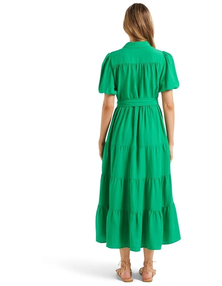 Flash Sale π Forever New Lily Tiered Midi π Dress In Green π 4 Flash Sale π Forever New Lily Tiered Midi π Dress In Green π - Image 2