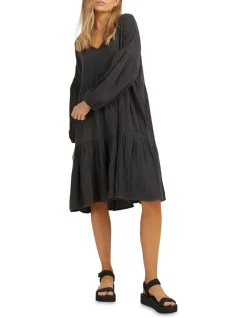 Hot Sale 👏 Billabong Posy Midi 👗 Dress Black 🎉 -Sweetheart Sales Store unnamed file 2442