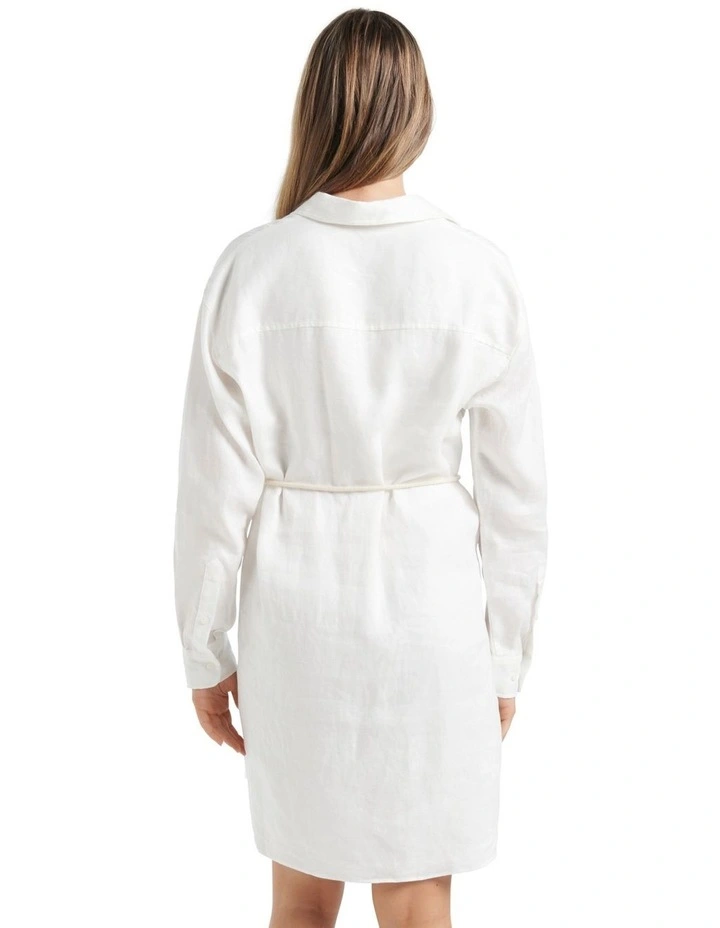 Cheap βοΈ Forever New Nala Oversized π Shirt π Dress In White π 4 Cheap βοΈ Forever New Nala Oversized π Shirt π Dress In White π - Image 2