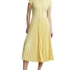 Flash Sale ⭐ Polo Ralph Lauren Hybrid Pleated-Skirt Midi 👗 Dress In Yellow 😀 -Sweetheart Sales Store unnamed file 2487
