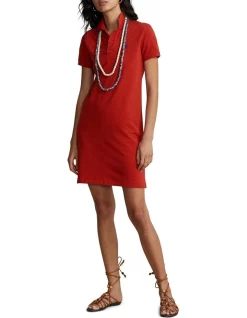 Cheapest ⌛ Polo Ralph Lauren Cotton Mesh Polo 👗 Dress In Red 🔔 -Sweetheart Sales Store unnamed file 2506