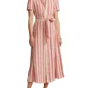 Best deal 😍 Polo Ralph Lauren Striped Belted Linen Midi 👚 Shirtdress In Pink 😀 -Sweetheart Sales Store unnamed file 2508