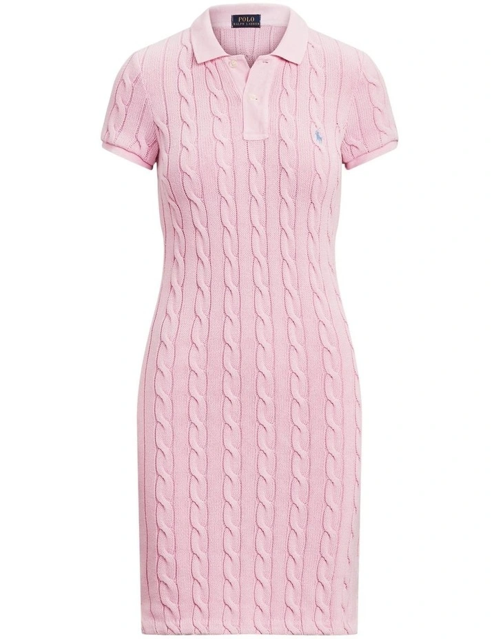 Outlet π Polo Ralph Lauren Cable-Knit Polo π Dress In Pink βοΈ 6 Outlet π Polo Ralph Lauren Cable-Knit Polo π Dress In Pink βοΈ - Image 4