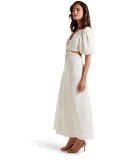 Cheapest 🔥 Forever New Rosie Ring Cut Out Midi 👗 Dress In White 🛒 -Sweetheart Sales Store unnamed file 2542