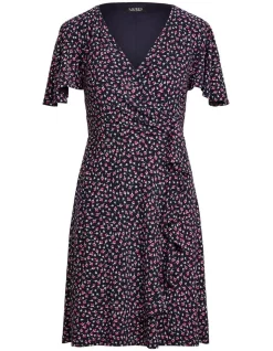 Hot Sale ❤️ Lauren Ralph Lauren Floral Ruffle-Trim Jersey 👗 Dress 👏 -Sweetheart Sales Store unnamed file 2547