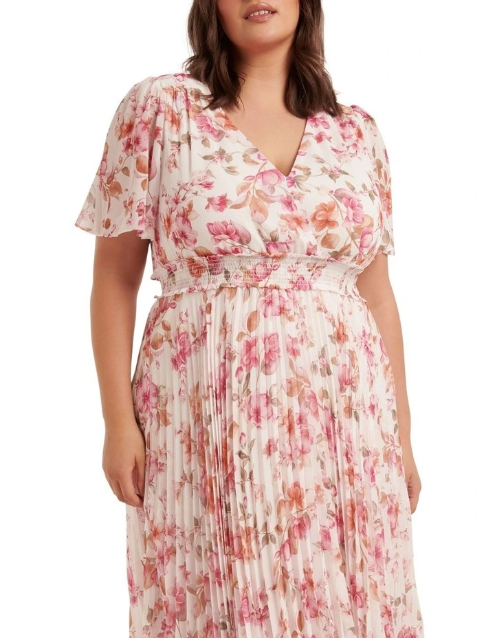 Coupon π Forever New Curve Leighton Short Sleeve Midi π Dress In Pink Multi β 5 Coupon π Forever New Curve Leighton Short Sleeve Midi π Dress In Pink Multi β - Image 3