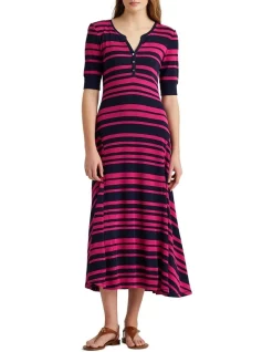 Cheapest 😉 Lauren Ralph Lauren Striped Cotton Henley 👗 Dress 👏 -Sweetheart Sales Store unnamed file 2579