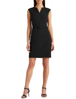 Buy ⭐ Lauren Ralph Lauren Belted Short-Sleeve 👗 Dress 🧨 -Sweetheart Sales Store unnamed file 2591