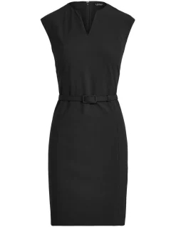 Buy ⭐ Lauren Ralph Lauren Belted Short-Sleeve 👗 Dress 🧨 -Sweetheart Sales Store unnamed file 2592